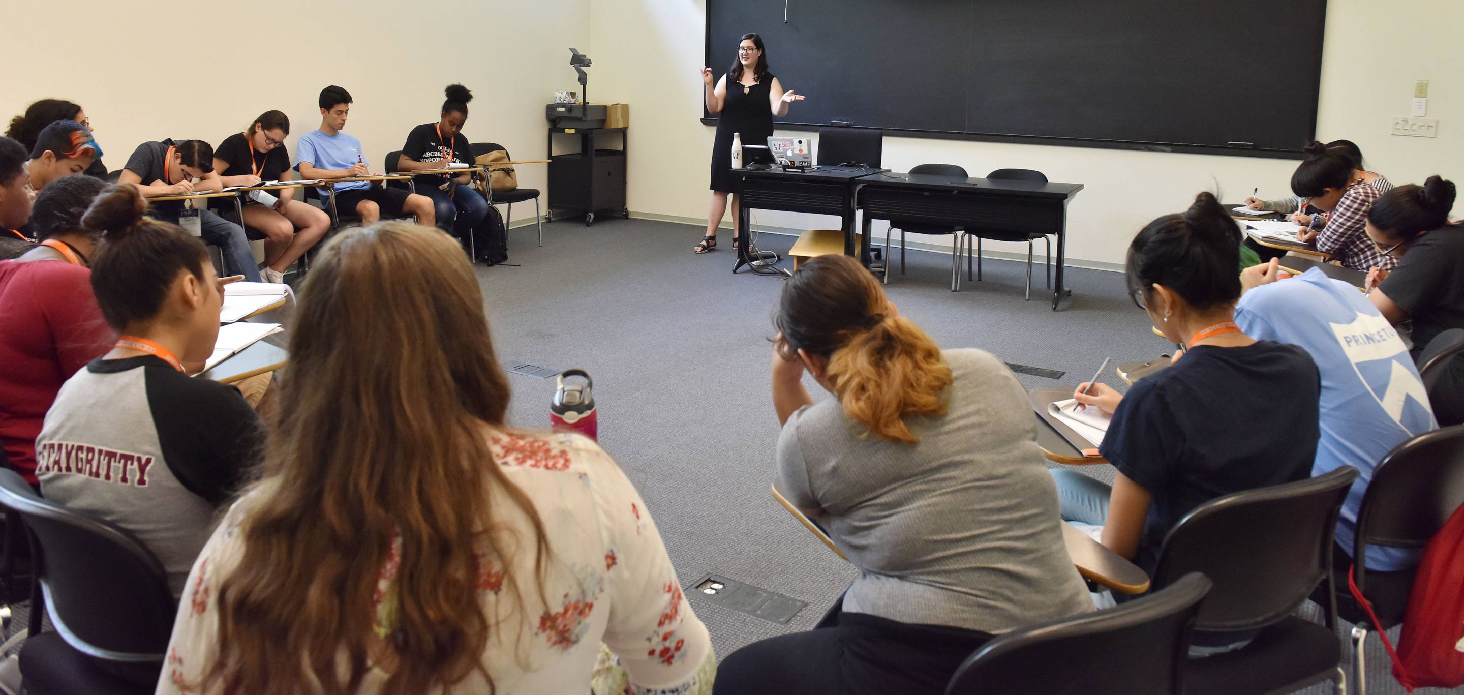 High school students learn to ask the right questions at Princeton’s